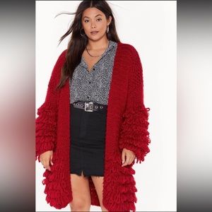Nasty Gal Chunky Loop Cardigan